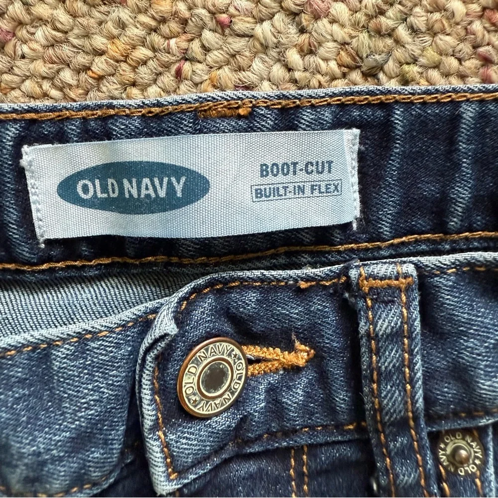 Old Navy kids Boot Cut Built in Flex Boys jeans 12 slim